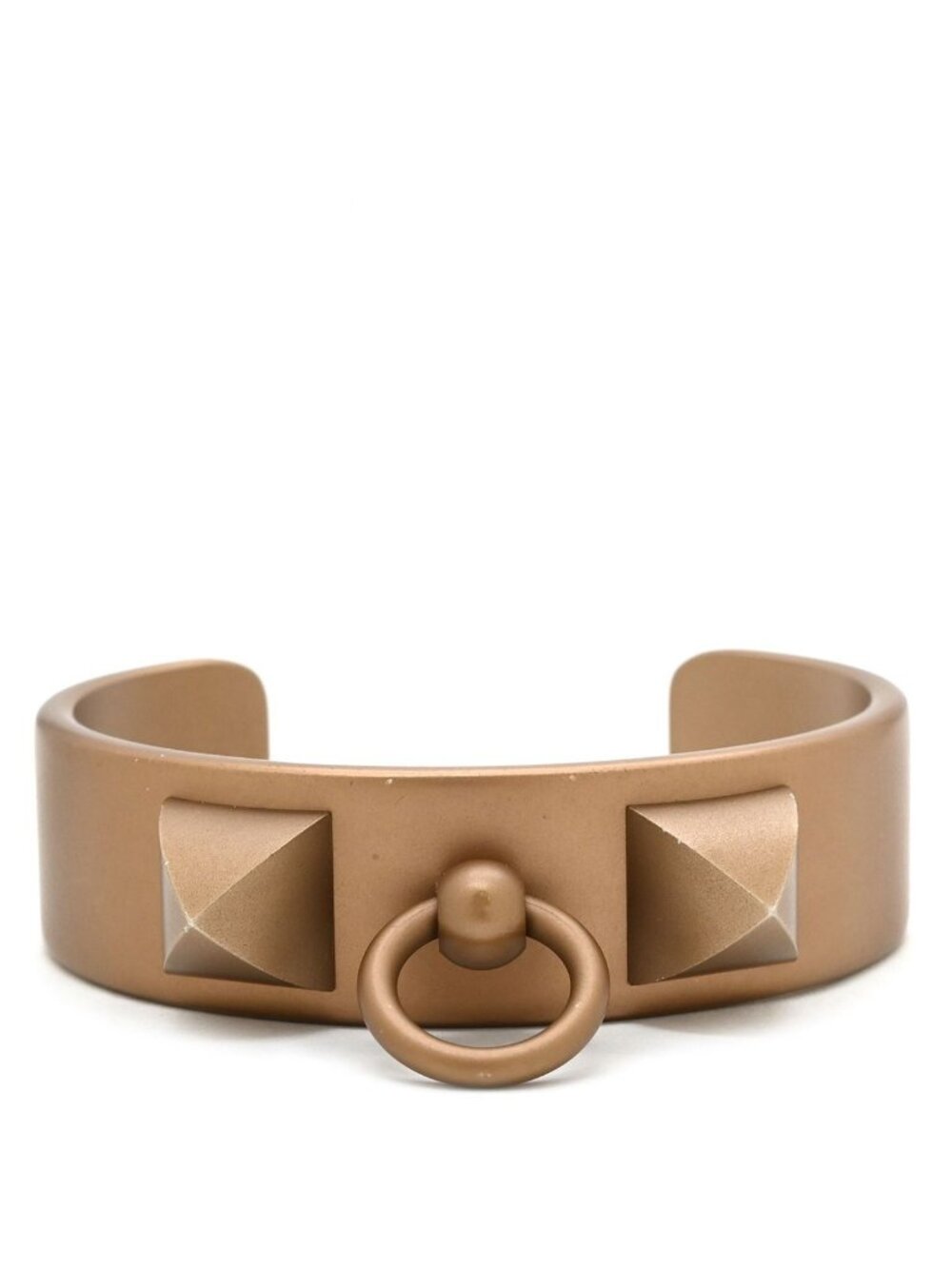 Hermes Bracelet Collier de Chien Aluminum Blancs T 2 Aluminium Sunset Polished
